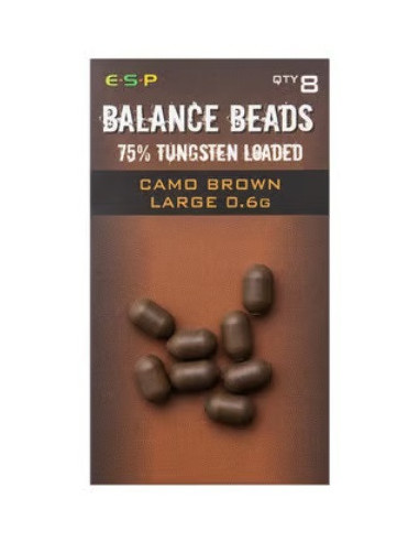 Esp balance beads large brown 0.6gr 8unds
