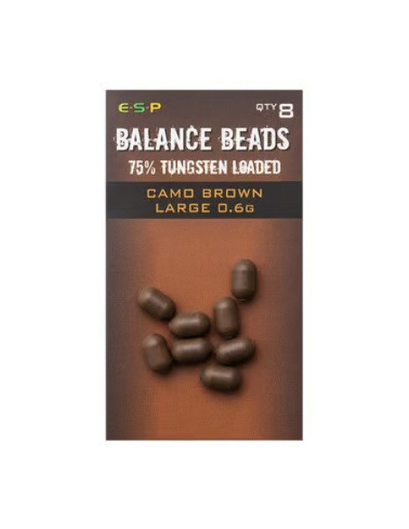 Esp balance beads large brown 0.6gr 8unds
