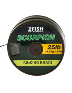 Zfish scorpion sinking braid 20lb 20m