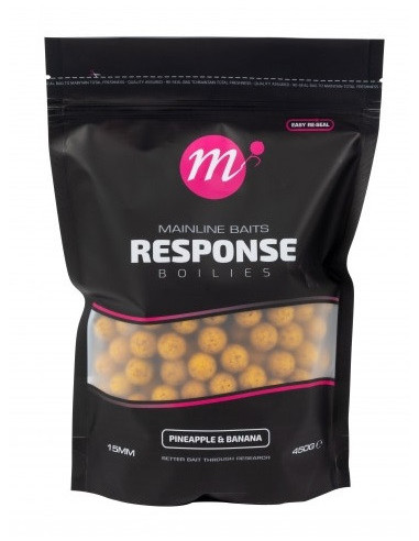 Mainline reponse boilies pineapple banana 15mm 450gr