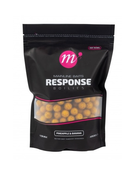 Mainline reponse boilies pineapple banana 15mm 450gr