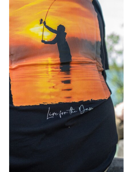 Korda t-shirt sunrise tee black talla M