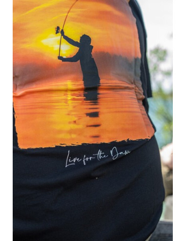 Korda t-shirt sunrise tee black talla XL