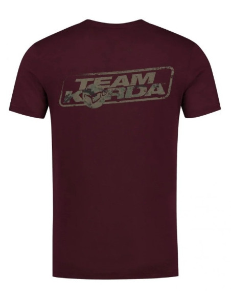 Korda t-shirt TK digi kamo tee burgundy talla L