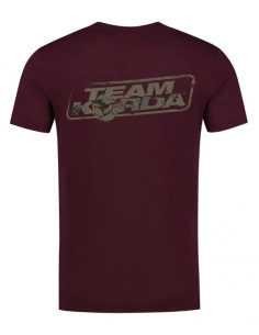 Korda t-shirt TK digi kamo tee burgundy talla XL