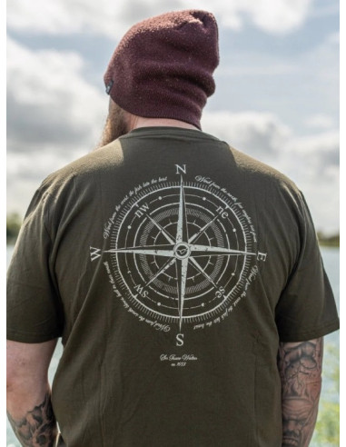 Korda t-shirt compass tee dark olive talla S