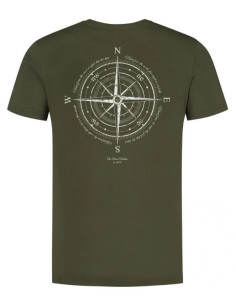 Korda t-shirt compass tee dark olive talla L