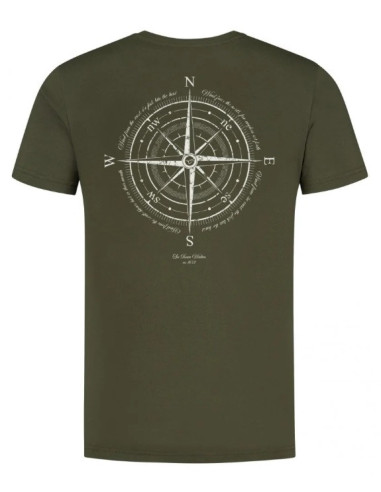 Korda t-shirt compass tee dark olive talla L