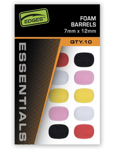 Fox essentials foam barrels mixed 7-12mm 10unds