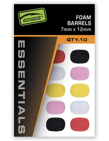 Fox essentials foam barrels mixed 7-12mm 10unds