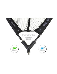 Zfish rubber core landig net 42" (red engomada) 2