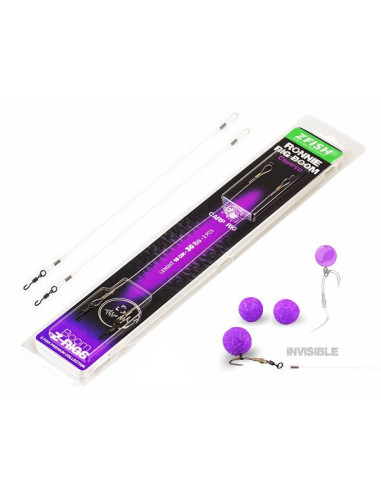 Zfish crimped ronnie rig boom 18mm 30lb 2unds