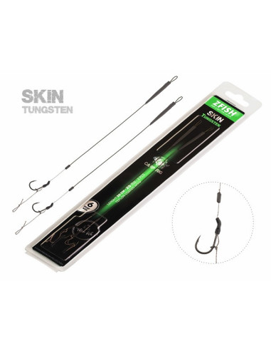 Zfish skin tungsten rig nº4 25lb 20cm 2unds