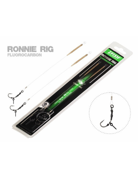 Zfish fluorocarbon ronnie rig nº4 25lb 20cm 2unds