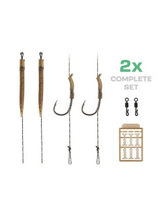 Zfish wide gape carp rig nº6 25lb 20cm 2unds 2