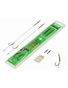 Zfish curve shank carp rig nº2 25lb 20cm 2unds