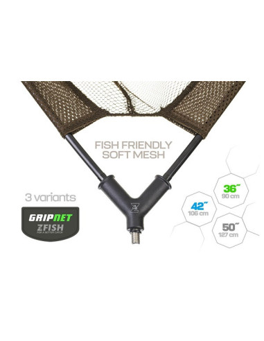 Zfish gripnet landing net 36"