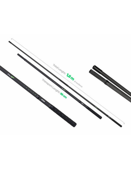 Zfish vortex landing net handle 1.8m 2 tramos