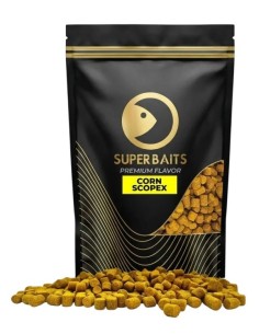 Superbaits premiun pellets corn scopex 8mm 800gr