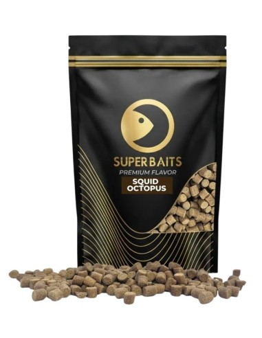 Superbaits premiun pellets squid octopus 8mm 800gr