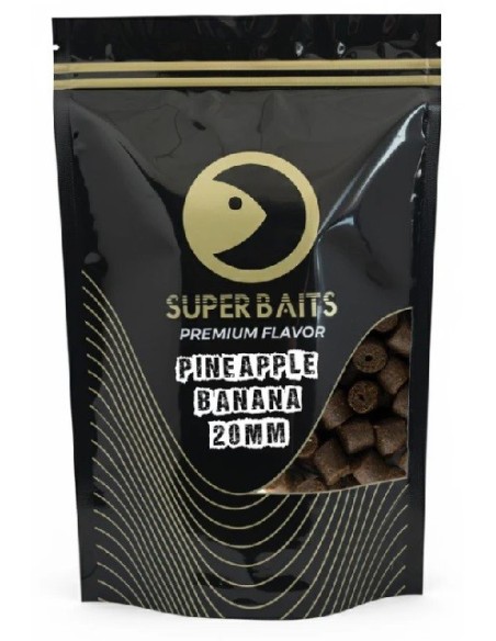 Superbaits pellets pineappe & banana 20mm 800gr