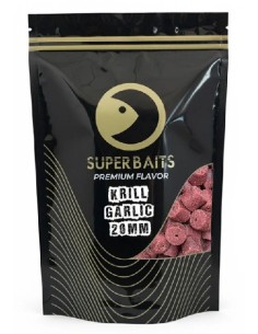 Superbaits pellets krill & garlic 20mm 800gr