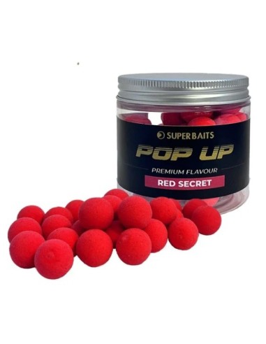 Superbaits pop-ups red secret 15mm