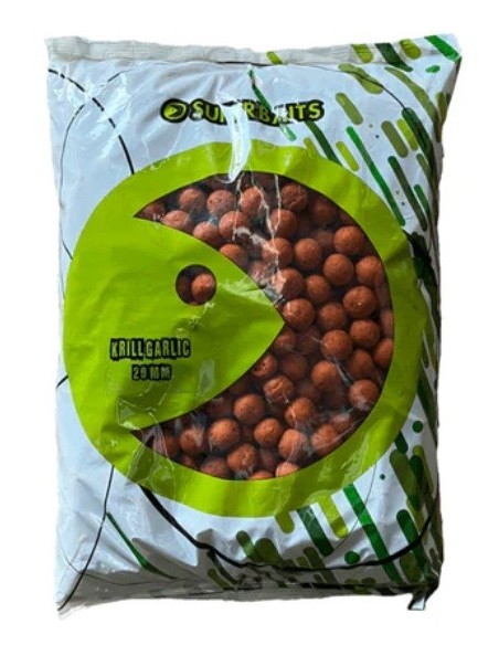 Superbaits boilies krill & garlic 20mm 5kg