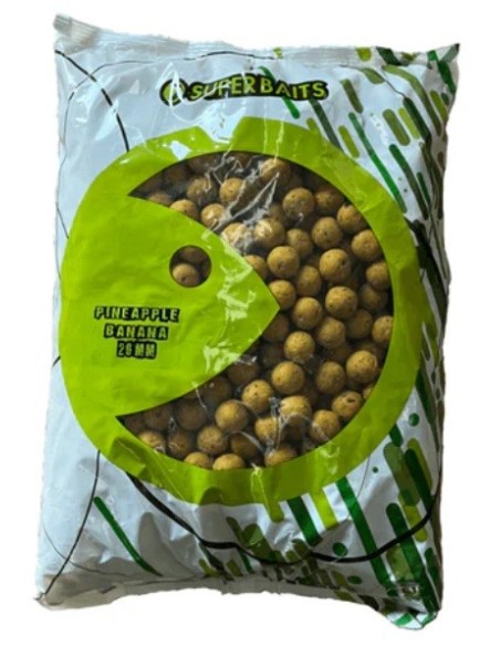 Superbaits boilies pineapple & banana 20mm 5kg