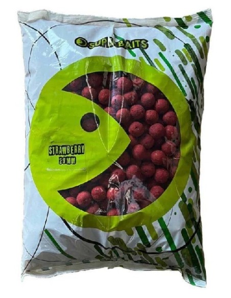 Superbaits boilies strawberry 20mm 5kg
