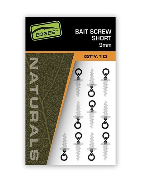Fox natural bait screw short 9mm 10unds