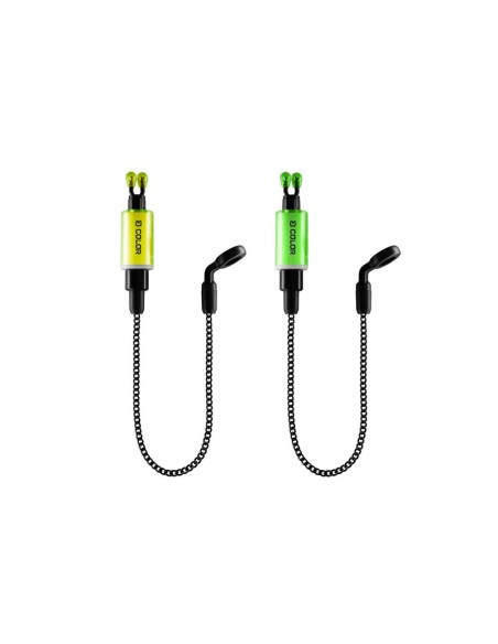 Delphin set bite indicator green + yellow 2unds