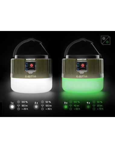 Delphin camping lamp remote SVITA