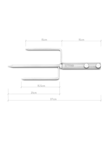 Delphin soporte holder stainless steel TRIB