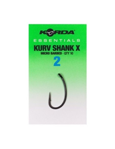 Korda essential kurv shank x nº2 10unds
