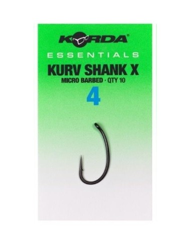 Korda essential kurv shank x nº4 10unds