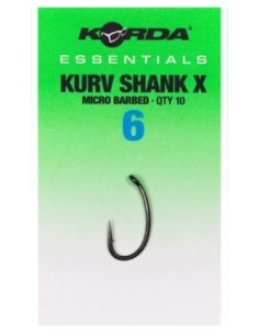 Korda essential kurv shank x nº6 10unds