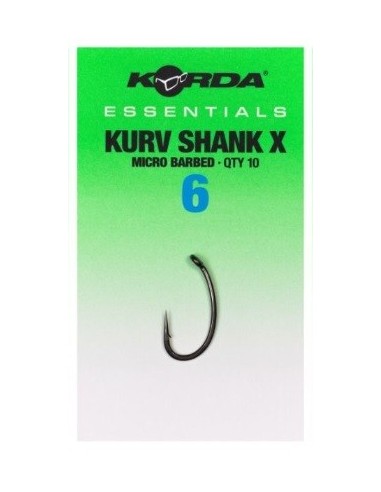 Korda essential kurv shank x nº6 10unds