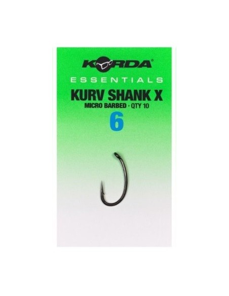 Korda essential kurv shank x nº6 10unds