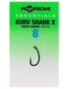 Korda essential kurv shank x nº8 10unds