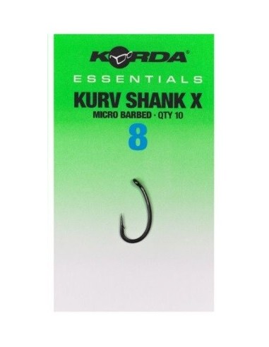 Korda essential kurv shank x nº8 10unds