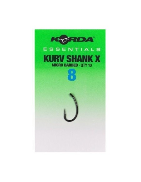 Korda essential kurv shank x nº8 10unds