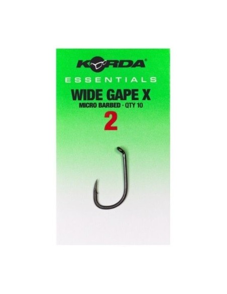 Korda essential wide gape x nº2 10unds