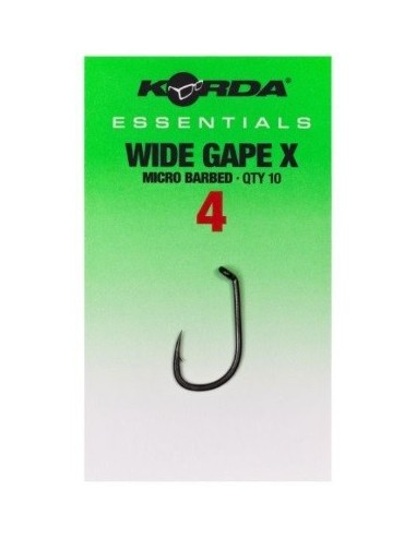 Korda essential wide gape x nº4 10unds