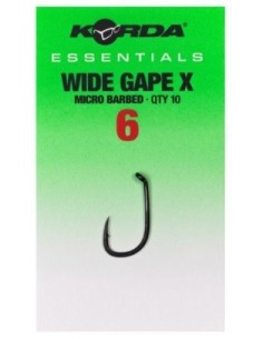 Korda essential wide gape x nº6 10unds