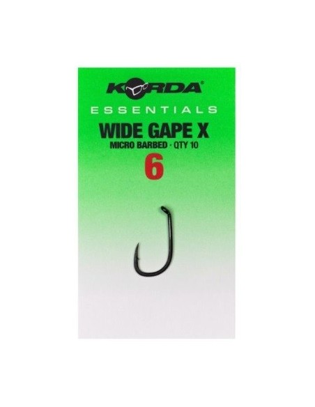 Korda essential wide gape x nº6 10unds