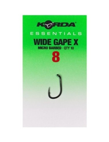 Korda essential wide gape x nº8 10unds