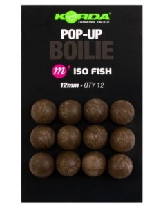 Korda boilies plastic pop-up iso fish 12mm 12unds