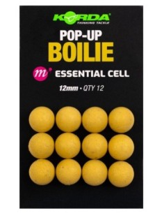 Korda boilies plastic pop-up essential cell 12mm 12unds