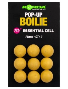 Korda boilies plastic pop-up essential cell 14mm 9unds
